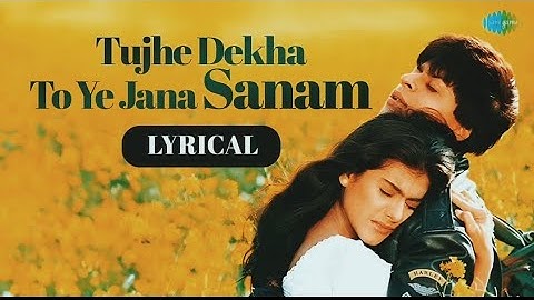 Tujhe Dekha To Ye Jana Sanam || Shahrukh kan || Kajol || Kumar sanu || Lata Mangeshkar || 90s 🎵