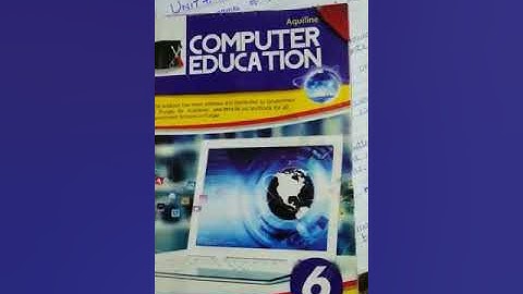 Lecture#6..... Unit#2.... Long Q#9 ..... Pg#55....  Class-6.... Computer.... H.W+Learn
