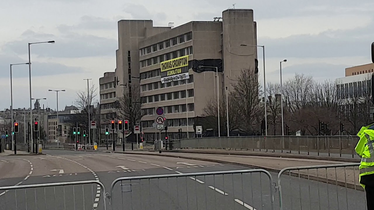 Demolition of Jacobs Well Bradford YouTube