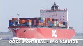 OOCL MONTREAL IMO 9253739 in 4K | Epic Shipspotting Video of Container Vessel