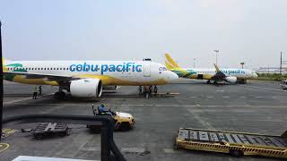 Cebu Pacific 5J 627 ManilaDumaguete | Airplane Ride | NAIA Terminal 3 & Dumaguete Airports Walk