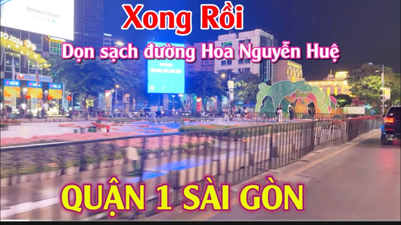 Xong Rồi Đường Hoa Tết Nguyễn Huệ - Thương Xá Tax Sài Gòn cùng Mỹ Duyên