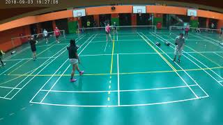 20180903 4 玉芳+嘉慧 vs 佳穎+俊傑