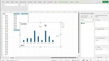 Excel Tutorial   How to create a Histogram using a Pivot Table
