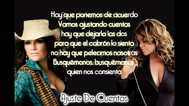 Diana Reyes ft. Jenni Rivera - Ajustando Cuentas(con letra)2012