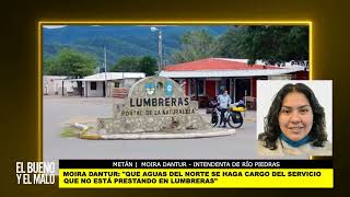 Lumbreras: Moira Dantur habló a cerca de la problemática del agua en el Municipio