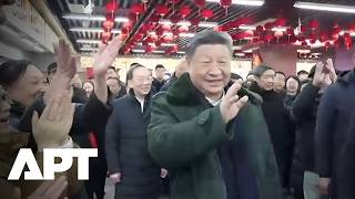 Xi Jinping Salutes Workers, Says “China Is Built Brick By Brick” | APT