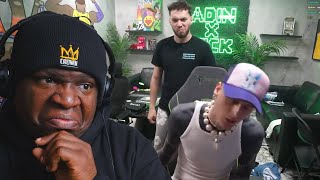 MGK Freestyle on Adin Ross stream with XQC \& Trippie Redd Reaction