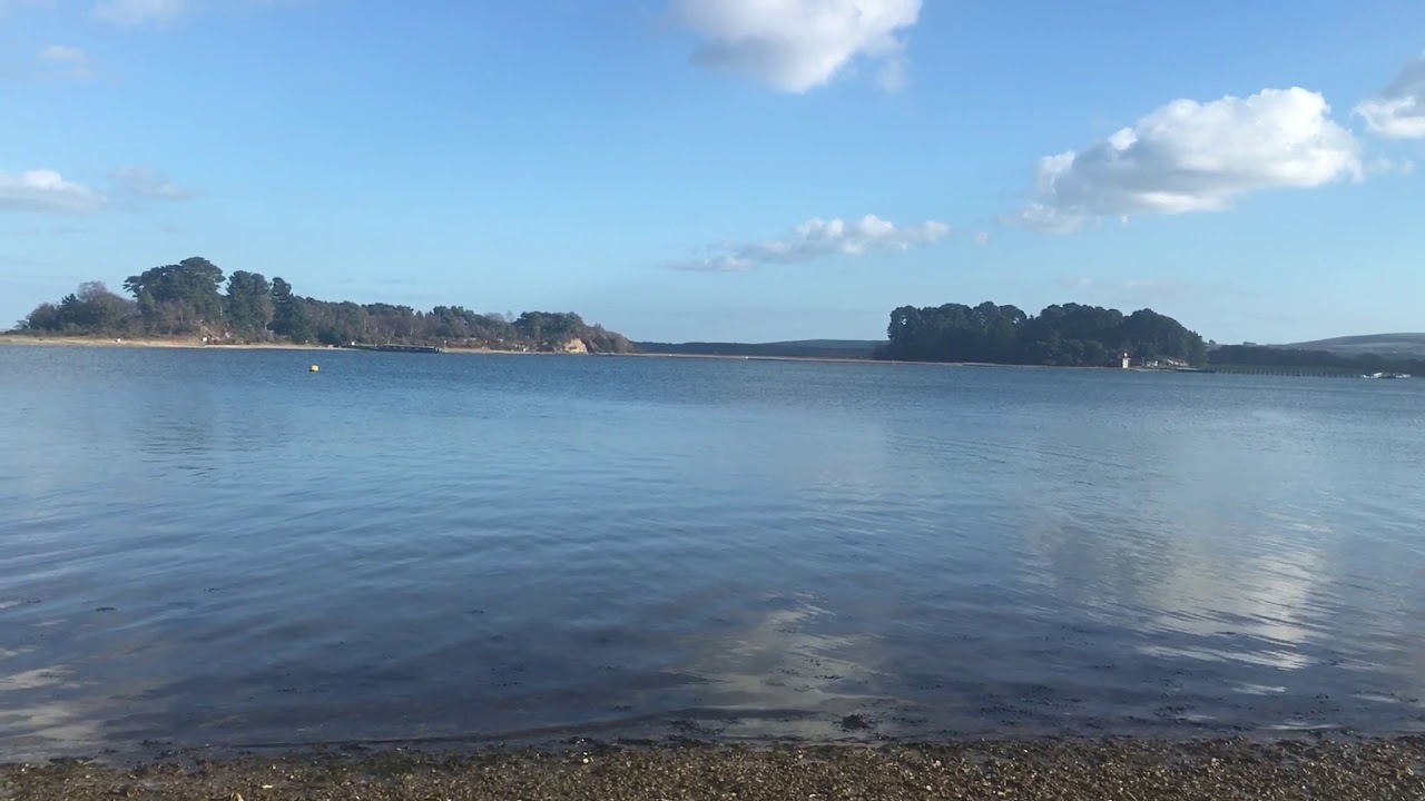 Shipstall beach view looking to the Purbeck Islands -South Dorset.