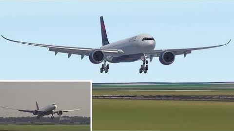 Infinite Flight A330Neo Smooth Landing Recreation And Comparison 21.5