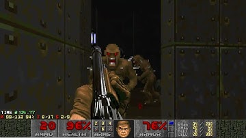 DOOM II : Hell on Earth / Map 6 : The Crusher / Ultra-Violence (Kills 100%, Secrets 100%)