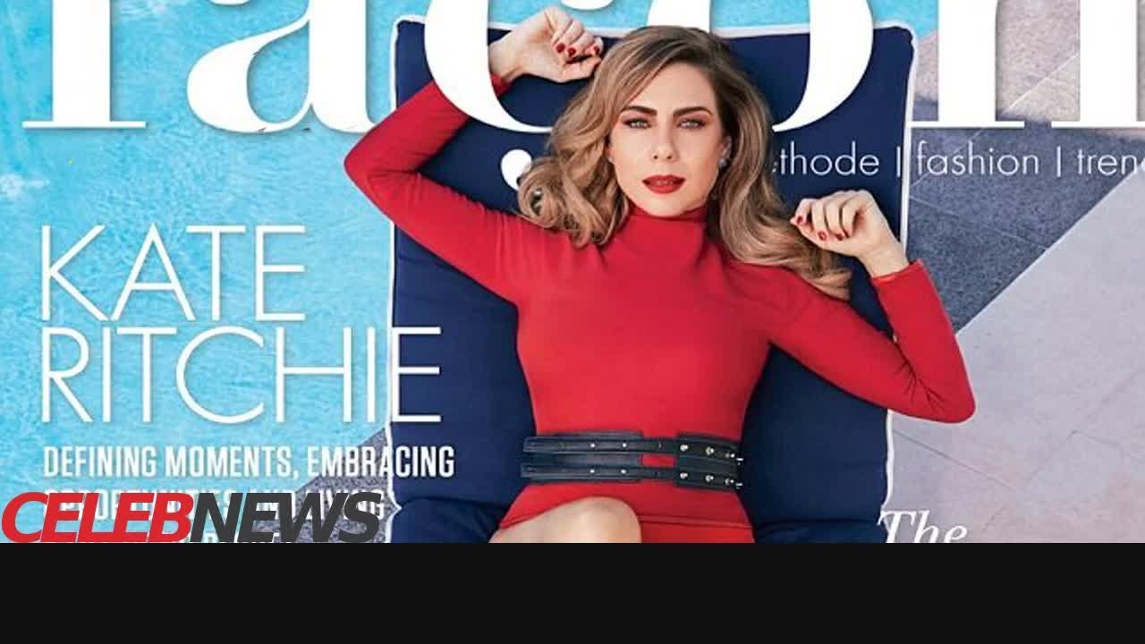 Kate Ritchie poses in a bodysuit for Façon photoshoot - YouTube