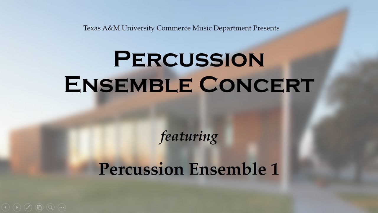 Percussion Studio - Texas A&M University-Commerce