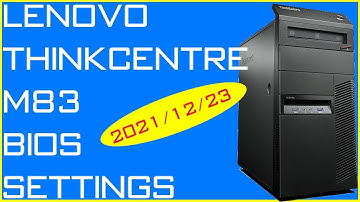 Lenovo ThinkCentre M83 BIOS settings #redigitt Ep. 418