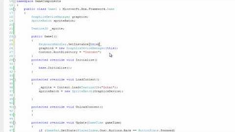 Game Component in XNA