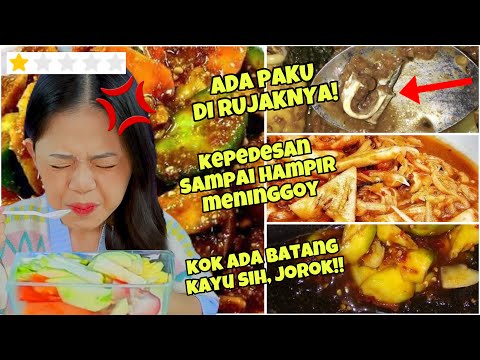 BELI RUJAK BERDASARKAN RATING TERBURUK DI GRABFOOD!