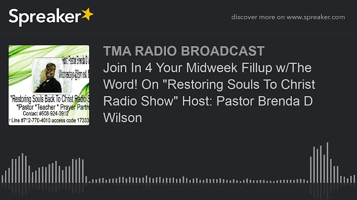 Join In 4 Your Midweek Fillup w/The Word! On "Rest...