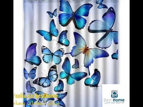 ستائر حمامات بتصاميم عصريه وجذابه    