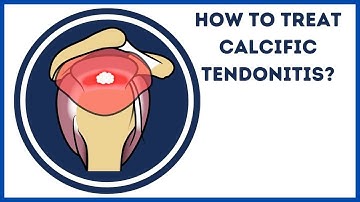 How to treat calcific tendonitis?