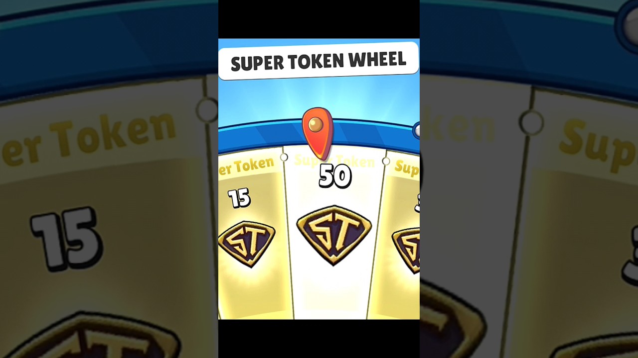 I got 50 Super Tokens😱