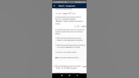 NPTEL REINFORCEMENT LEARNING WEEK 8 ASSIGNMENT #nptel #reinforcement learning #assignment