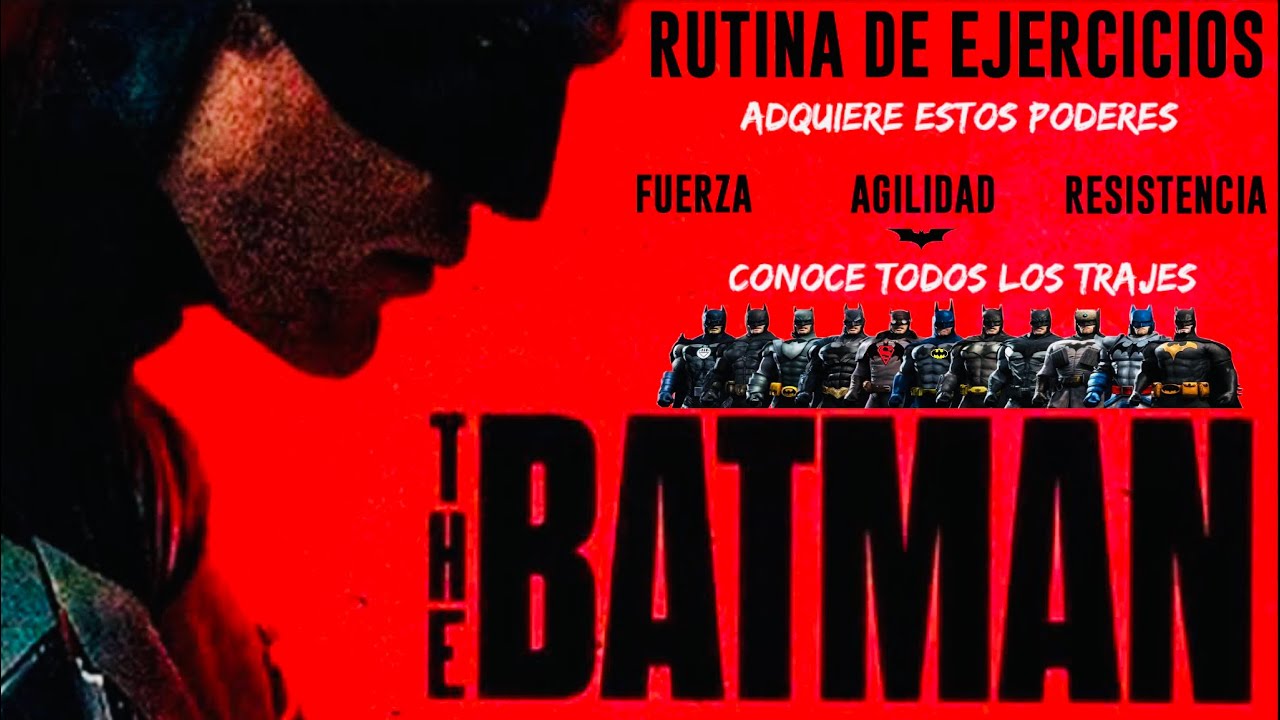 THE BATMAN | Rutina de ejercicios en casa | Workout FUERZA RESISTENCIA  AGILIDAD ? - YouTube