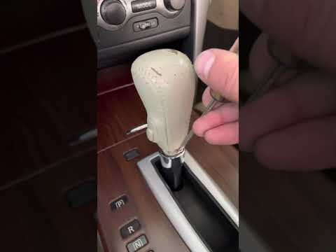 Демонтаж ручки АКПП NISSAN TEANA J32