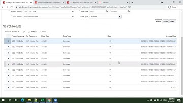 Oracle Cloud ERP GL Daily Rates - ADFdi - FBDI