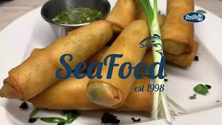 видео: СПРИНГ РОЛЛЫ С КРЕВЕТКАМИ от Seafood картинка: СПРИНГ РОЛЛЫ С КРЕВЕТКАМИ от Seafood