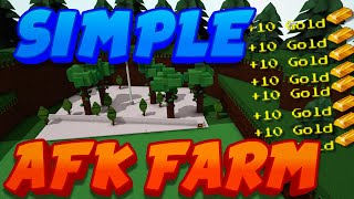 SIMPLE AFK FARM | Build a Boat for Treasure