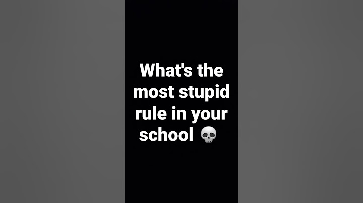 What's the most stupid rule in your school. #shorts #school #rules #comments #relateable