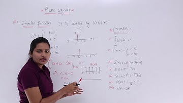 Signals & Systems - Impulse Function