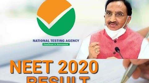 NEET 2020 RESULT | Latest Update By NTA | OFFICIAL NEWS