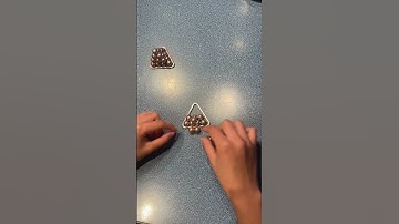 Triangle pyramid puzzle solution. #puzzle   #puzzlesolution #pyramid