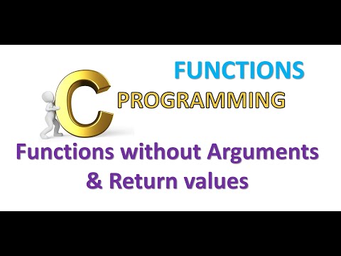 C Programming Tutorials: Functions without arguments and return values (Malayalam)