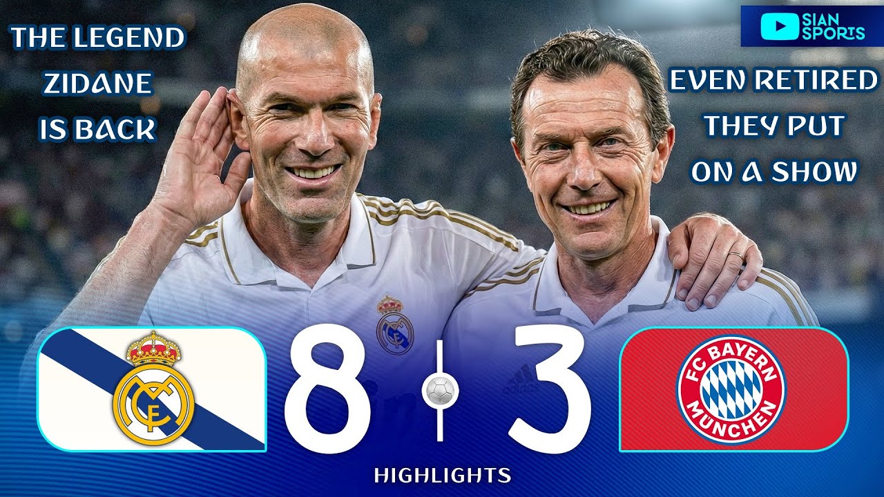 ДАЖЕ ПОСЛЕ ЗАВЕРШЕНИЯ КАРЬЕРЫ, ЗИДАН ВЕДЁТ К ИСТОРИЧЕСКОМУ РАЗГРОМУ, А ЛЕГЕНДЫ «РЕАЛА» УСТРАИВАЮТ