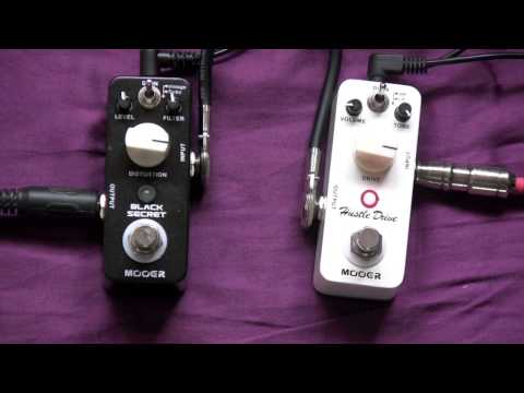 Mooer Black Secret Distortion Vs Mooer Hustle Drive Overdrive Pedal Shootout