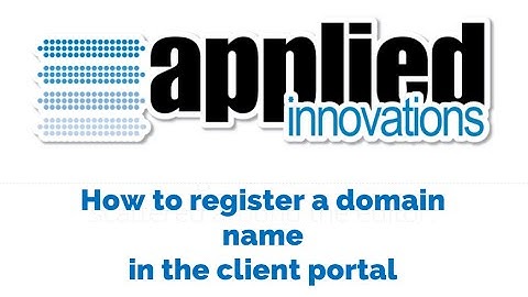 How to register a domain name in the client portal in WHMCS