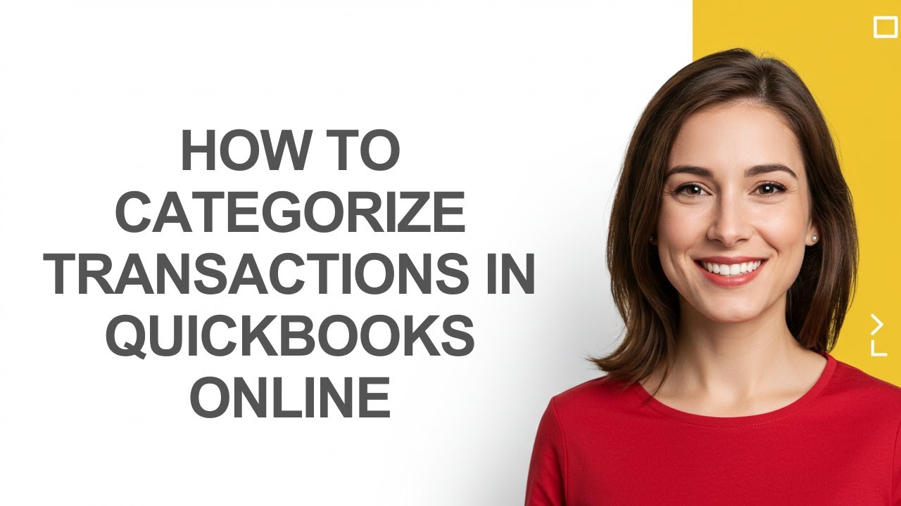 How to categorize transactions in QuickBooks Online - AshleyHowTo - YouTube