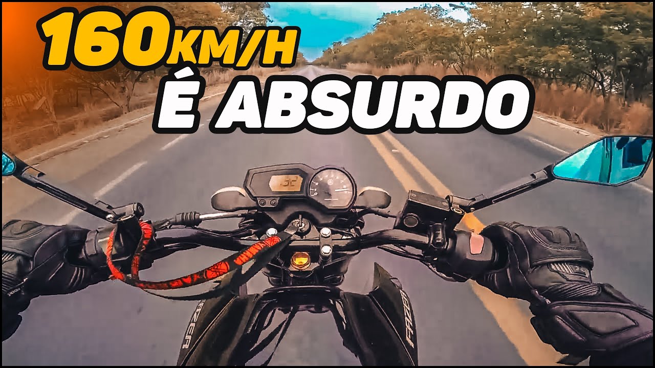 YAMAHA YS FAZER 250 TOP SPEED  😮  ACELERAMOS TUDO DESTA VEZ