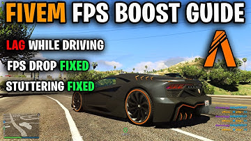 FiveM (GTA V) - Fix Lag While Driving | Increase FPS & Boost FPS Guide