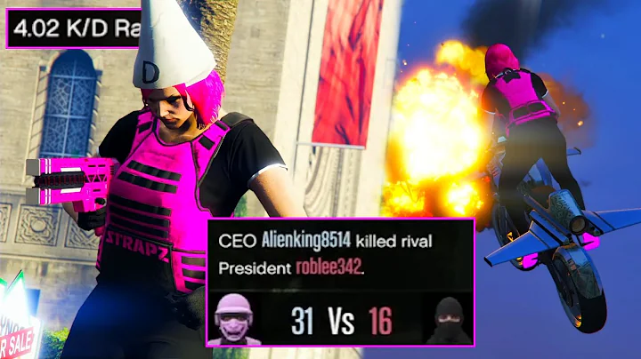 Watch how these griefers STRUGGLE against me in a 2v1! [GTA Online]