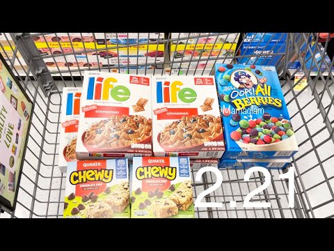 Step by Step in store deal at Acme getting FREE cereal and other items for cheap week of 2/5-2/11!!