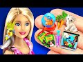 28 DIY Barbie Pets Hacks: Miniature Aquarium, Hamster, Barbie vet and more
