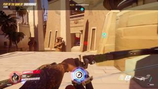 Overwatch: Hanzo's unbelievable quadruple kill !!