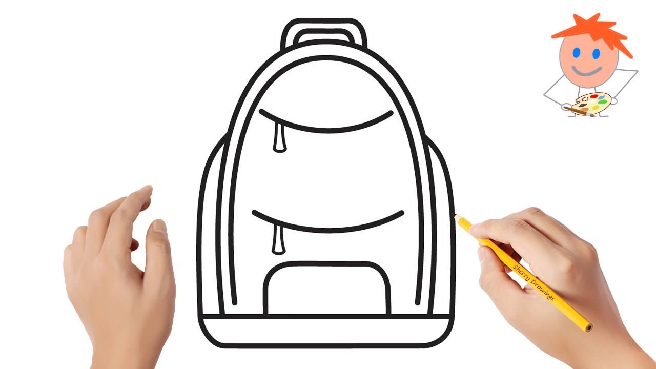 How to draw a Bag (Hand bag) Step by Step