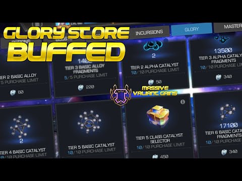 The Glory Store Buff Is Pretty Good For Valiant Players 