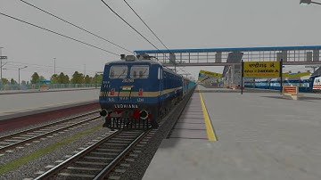 Open Rails Chandigarh - Amritsar Intercity Express run from Chandigarh Jn to SAS Nagar (Mohali).