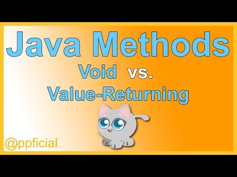 Video: Wat is het retourtype van een methode die geen waarde retourneert?