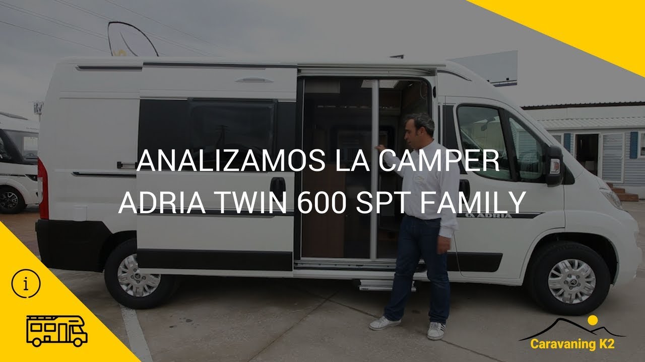 Analizamos la Camper Adria twin 600 stp family YouTube